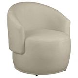 Poltrona Decorativa Heitor Sala Escritório E Recepção Suede Bege Eli Móveis E Decoração
