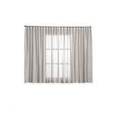 Cortina Linho Tecido 4,00x2,80 Para Trilho Suíço Branco