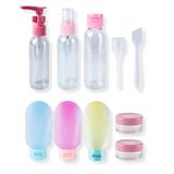 Kit 10 Itens Frasco Higiene Spray Pump Bisnaga Pote Viagem