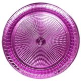 Prato Descartável Metalizado Pink 22cm - 6 Unidades