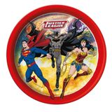Prato Redondo Liga Da Justiça 18cm - 8 Unidades