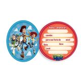 Convite De Aniversário Toy Story 4 - 8 Unidades