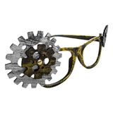 Óculos Steampunk Retrô Inventor Vintage Dourado