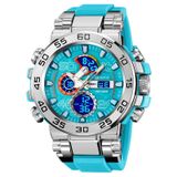 Relógio Masculino Esportivo Stryve 8030 Anadigi Led