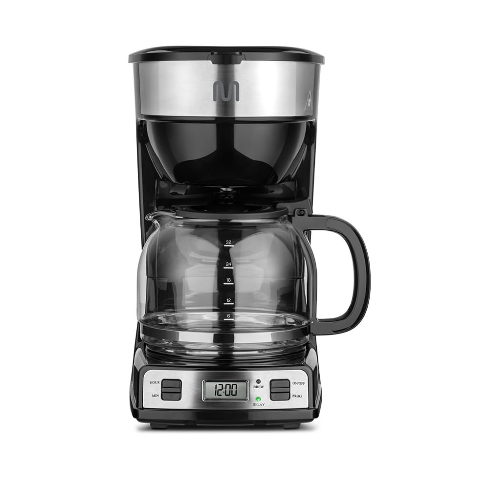 Cafeteira Elétrica Multilaser Digital Preto 220v - Go044