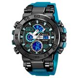 Relógio Masculino Esportivo Stryve 8030 Anadigi Led