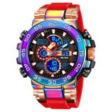 Relógio Masculino Esportivo Stryve 8030 Anadigi Led