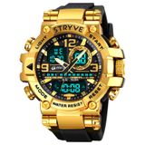 Relógio Masculino Esportivo Stryve 8025 Anadigi Led