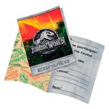 Convite De Aniversário Jurassic World - 8 Unidades
