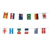 Varal De Bandeiras Países 12 Bandeiras - 3,2m