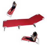 Cadeira Espreguiçadeira Dobravel Reclinavel 3 Posiçoes Praia Jardim Piscina Camping Ar Livre Lazer Sol Verao