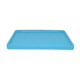 Bandeja De Festa Retangular 30cm X 18cm Cor Azul