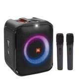 Caixa De Som Jbl, Partybox Encore Essential, Portátil, Bluetooth, Preto Com 2 Microfones