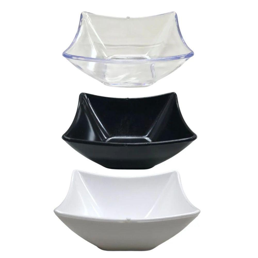 Mini Gourmet Quadrado 90 Ml - 7,5cm X 3cm Cor Preto