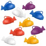 Peixe De Plástico Para Pescaria - 10 Unidades