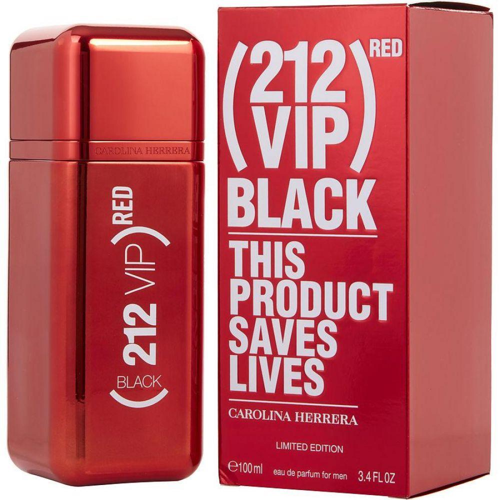 Perfume Masculino 212 Vip Black Carolina Herrera 100 Ml Red