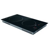 Cooktop De Indução Embutir Hq 2 Bocas Painel Touch 3500w Preto Hq-ide3502 220v