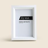 Porta Retrato Pirâmide Branco 10x15cm - A\casa