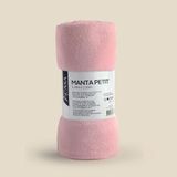 Manta Petit Microfibra Rosa - A\casa