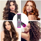 Modelador De Cabelo Sem Fio, Ferro De Ondulação Automático Ceramic Rotat