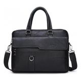 Maleta De Couro Jeep Buluo Para Homens Original 38x28x7 Cm