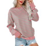Moletom Feminino Bingerlily Casual De Manga Comprida Com Gola Redonda