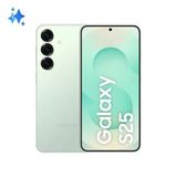 Smartphone Samsung Galaxy S25 256gb 5g - Verde, Galaxy Ai, Câmera Tripla 50mp + Selfie 12mp, Ram 12gb, Tela 6.2"