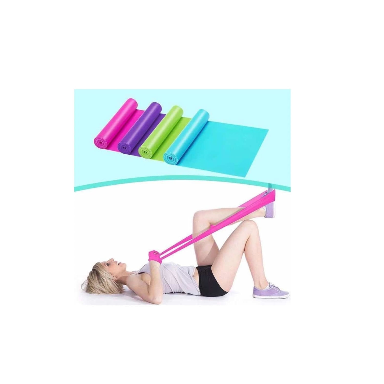 Bandas Elásticas Yoga Pilates Aeróbica Fitness 15m