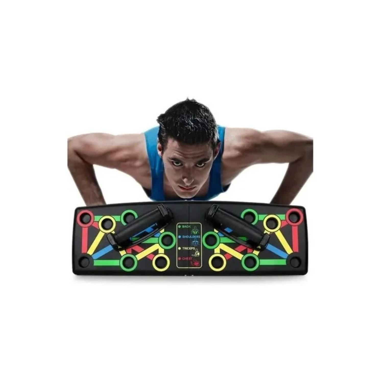 Sistema De Treinamento Calistenic Push Up Board Generic Black