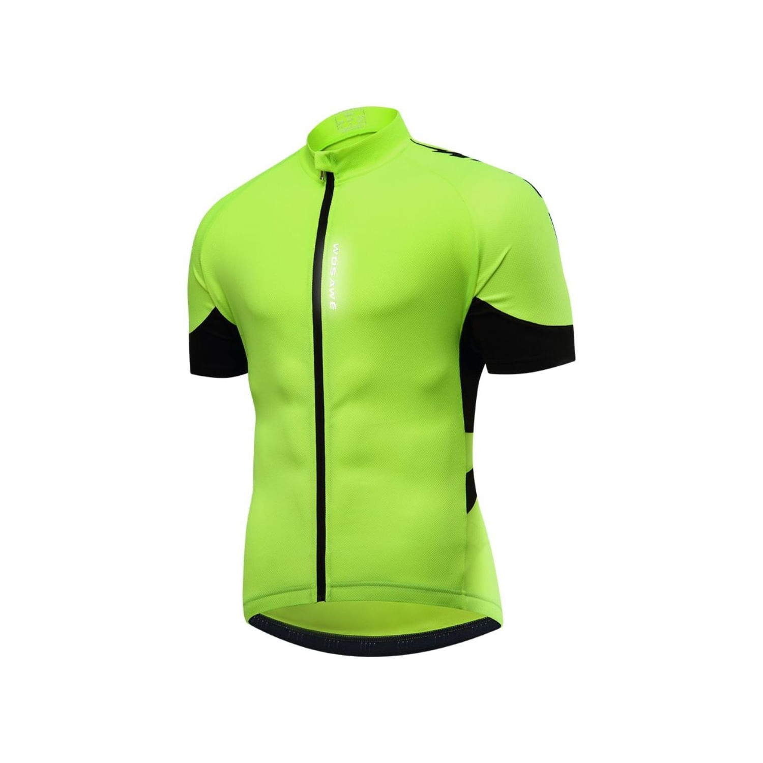 Jersey De Ciclismo Wosawe Bo251 Para Homens Azul E Verde Limão