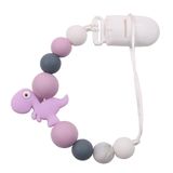 Bebê Chupeta Clipe Brinquedos De Grau Alimentício Silicone Anti-gota Cadeia