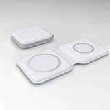 Carregador Magsafe 2 Em 1 Dobrável Magnético Duplo Para Iphone 12