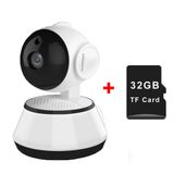 Câmera Wifi Inteligente Baby Monitor Hd Cctv Com Gravação De