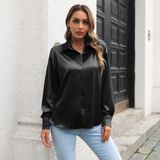 Blusa Drophoulderhirt Com Bolso De Manga Comprida Para Mulheres