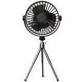 Controle Remoto De Ventilador Mini Rotação De 360° Com Luz Led Usb