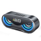 Alto-falante Bluetooth M6 Portátil 5.0 Com Despertador Owl Design