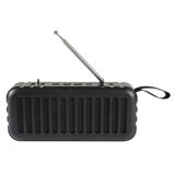 Alto-falante Externo Sem Fio Usb Alimentado Por Energia Solar Com Rádio Fm