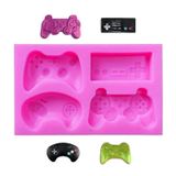 Consola De Jogos De Silicone Joystick Fondant Chocolate Mold