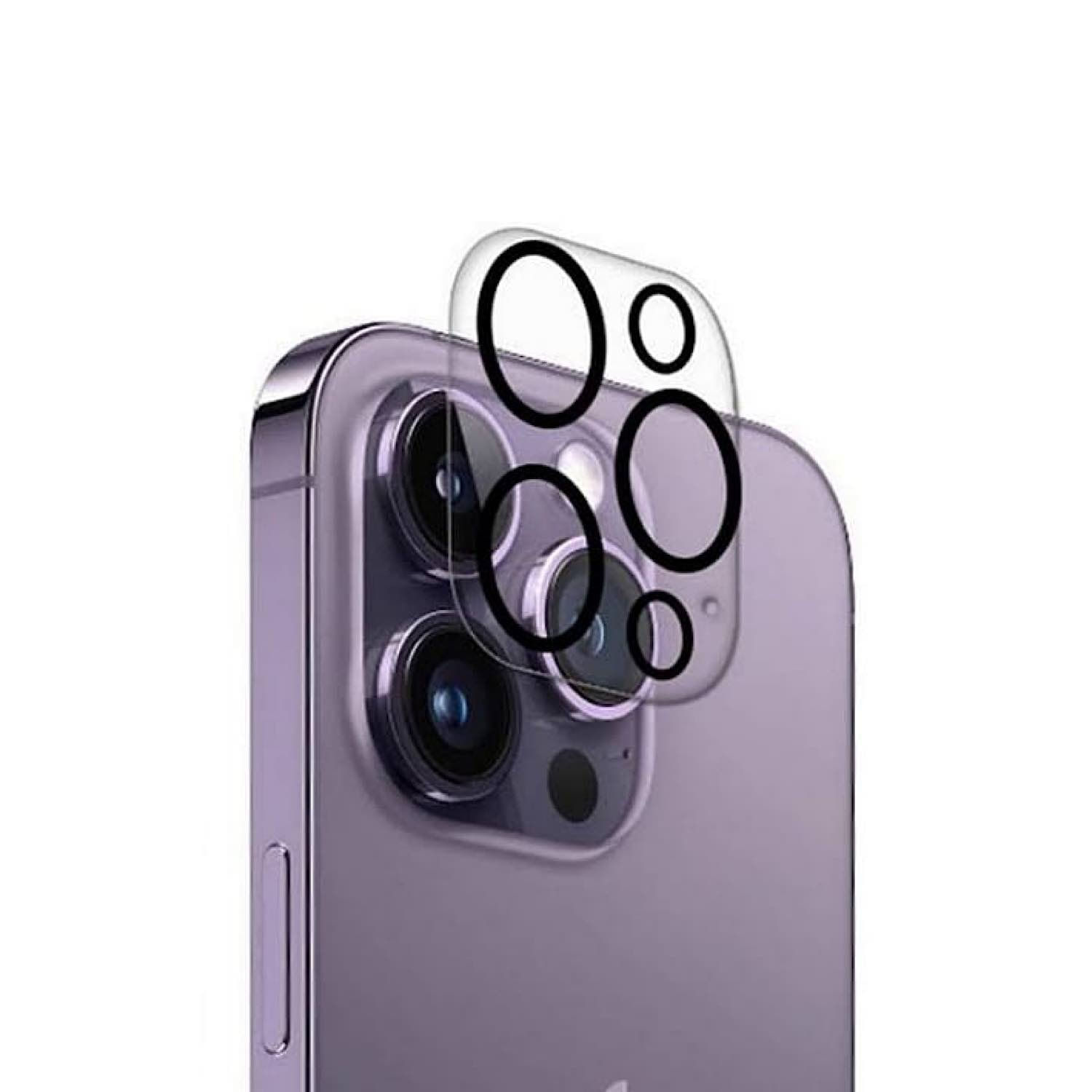 Folha De Vidro Da Câmera Para Iphone 14 Pro/14 Pro Max