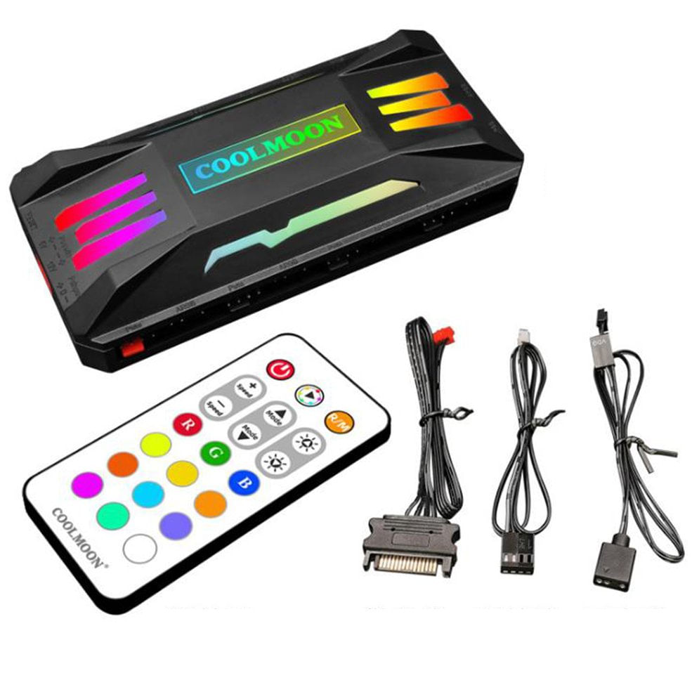 Fonte De Alimentação Do Ventilador Sata 1 A 8 Molex 4p Ou Alimentação Do Hub De Ventilador Sata