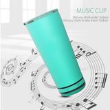 Alto-falante Thermos Mug 2022 500ml Em Aço Inoxidável Com Bluetooth