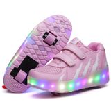 Tênis Com Roda De Led Para Crianças E Adultos, Carregamento Usb