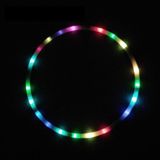 Led Sport Glow Hoop De 8 Seções Multicolorido Para Adultos E Crianças