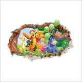 Adesivo De Parede Teenie Weenie 3d Para Quarto Infantil Em Pvc 70x50cm