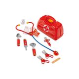 Maleta De Plástico Toy Set Doctor Com Estetoscópio, Hammer &amp; Mo