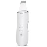 Limpador Facial Ultrassônico Recarregável Branco
