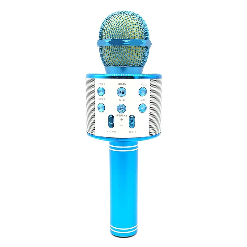 Microfone De Karaokê Ktv Singing Host Bluetooth Wireless Ws-85