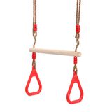 Multifuncional De Madeira Trapeze Swing Para Adultos E Crianças