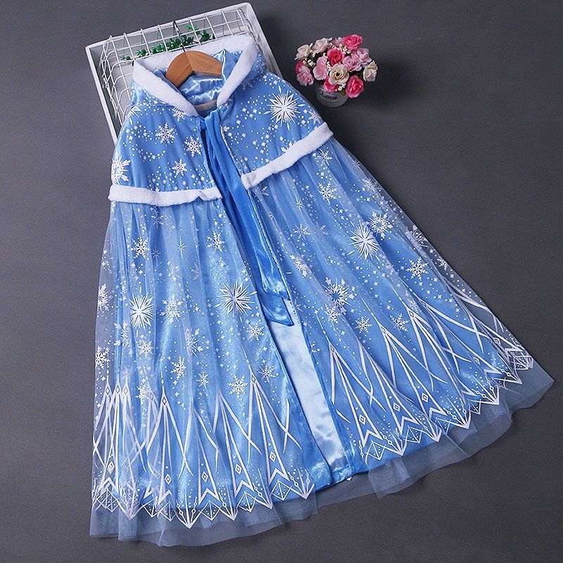 Jaqueta Com Capa Aisha E Xale Princesa Para Meninas