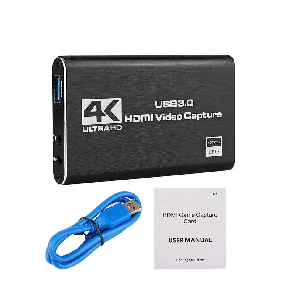 Dongle De Captura De Vídeo Usb Hdmi 4k Para Usb Hdmi Com Tela Wifi